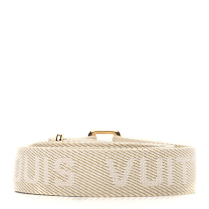 Louis Vuitton Nylon Petite Malle Souple Shoulder Strap Creme 2 of 2