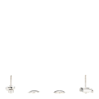 Chanel 18K White Gold Diamond No 5 Transformable Earrings 3 of 5