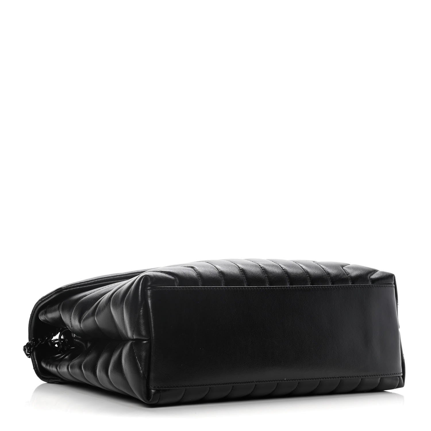 Saint Laurent Calfskin Y Quilted Monogram Medium Loulou Chain Satchel Black 4 of 14