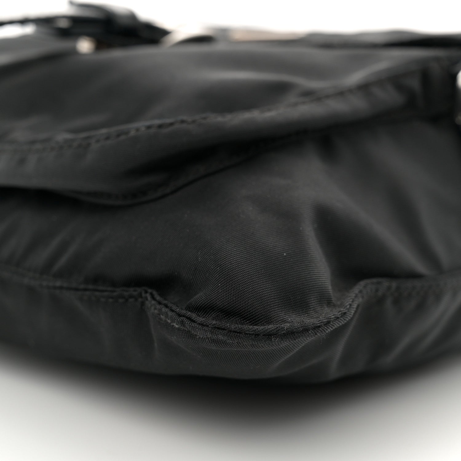 Prada Nylon Vela Sling Messenger Bag Black 10 of 11