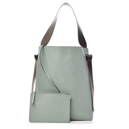 Celine Shiny Smooth Calfskin Small Twisted Cabas Jade Forest 1 of 16