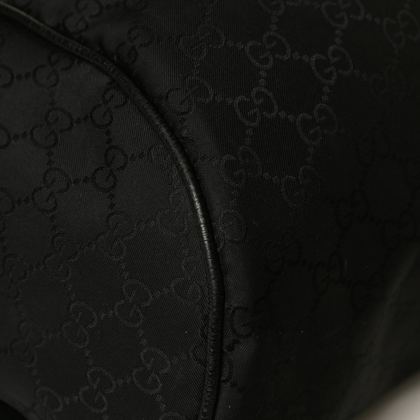 Nylon Monogram Slim Backpack Black