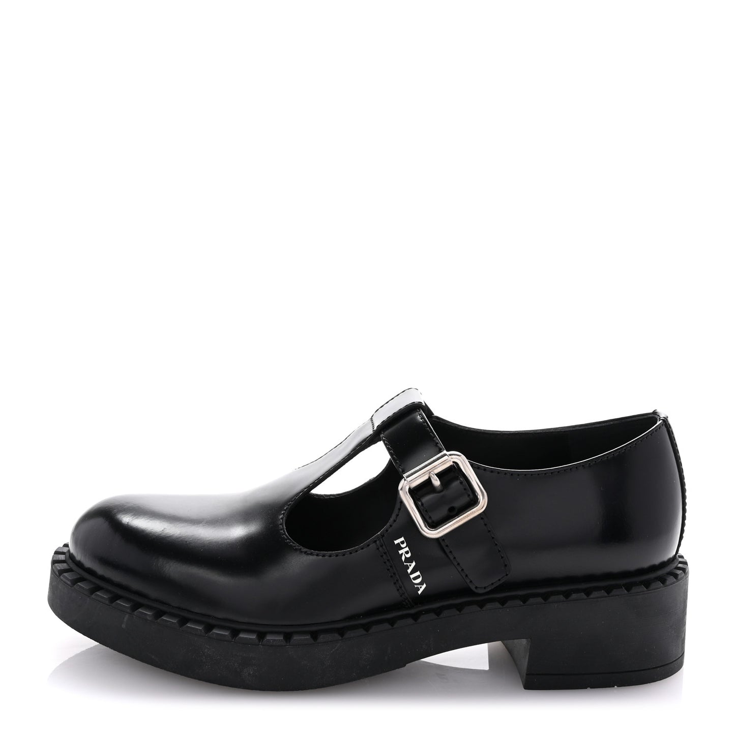Spazzolato Mary Jane T Strap 40mm Loafers 38 Black