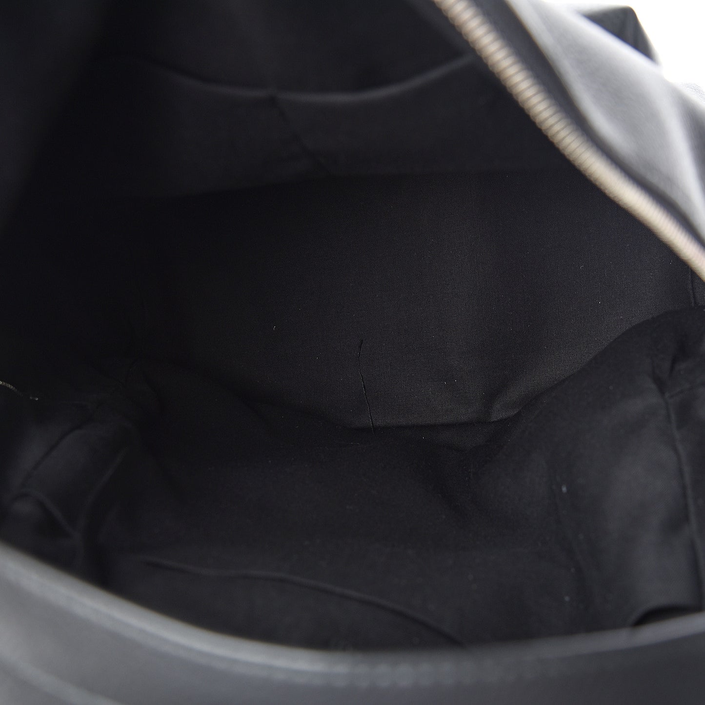 Smooth Calfskin Logo Large Everyday Backpack Black