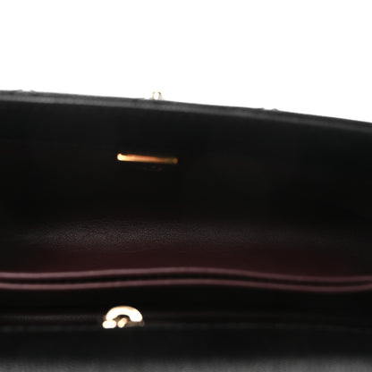 Chanel Caviar Lizard Embossed Quilted Mini Coco Handle Flap Black 5 of 11