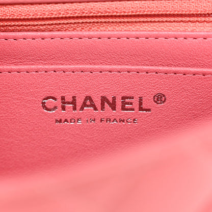 Chanel Lambskin Quilted Mini Rectangular Flap Pink 6 of 10
