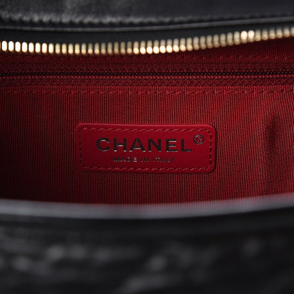 Chanel Aged Calfskin Quilted Medium Gabrielle Hobo Black 7 of 9