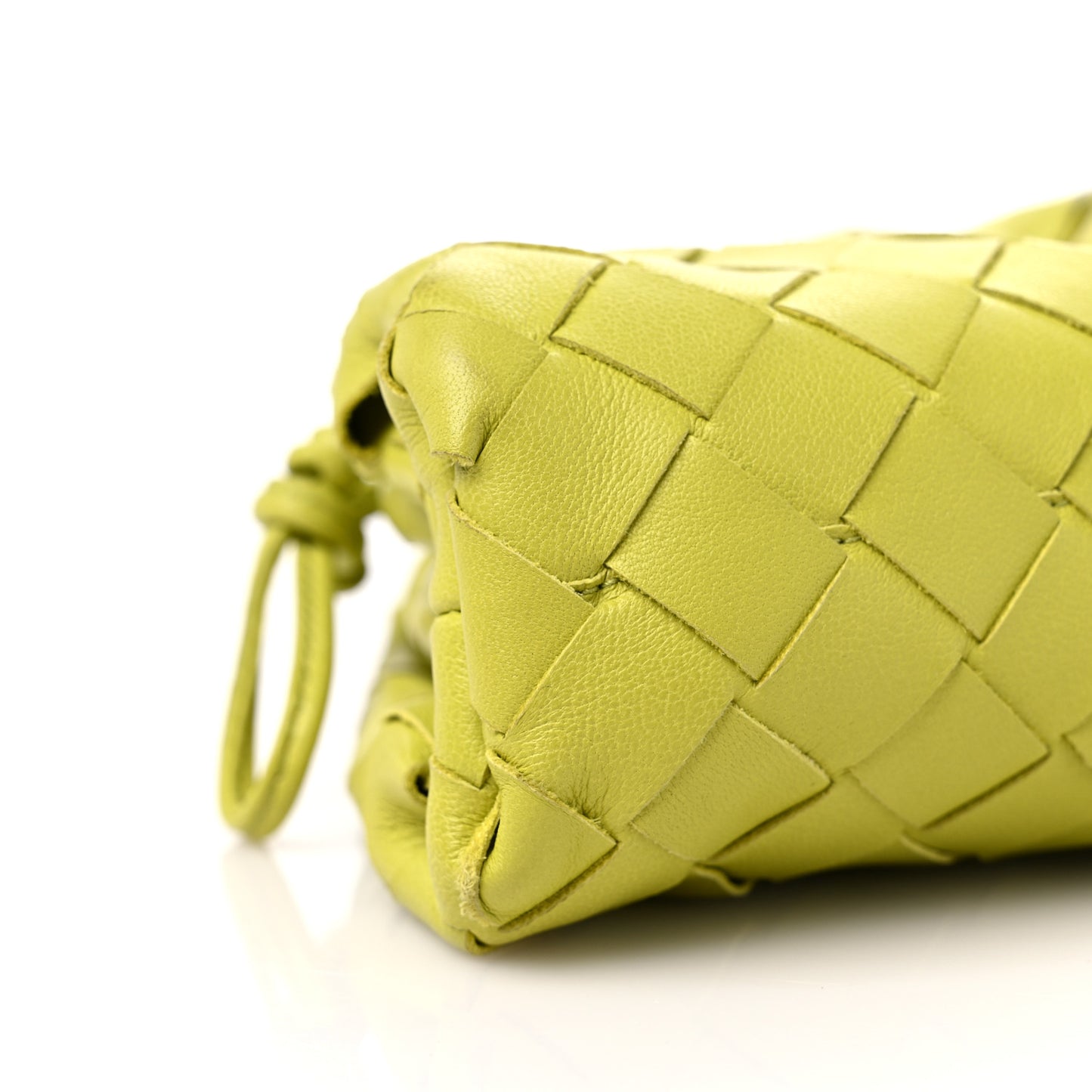 Nappa Intrecciato The Mini Pouch Kiwi
