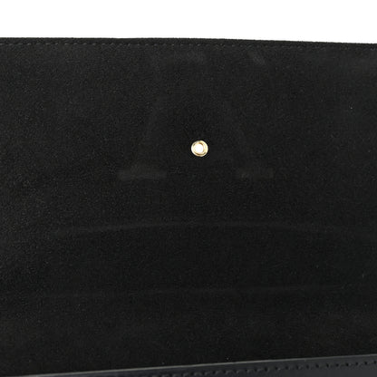 Louis Vuitton Calfskin Chain Louise MM Black 10 of 14