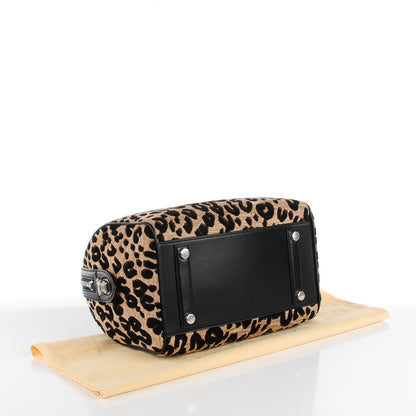 Louis Vuitton Jacquard Velvet Leopard Print Stephen Sprouse Speedy 4 of 7