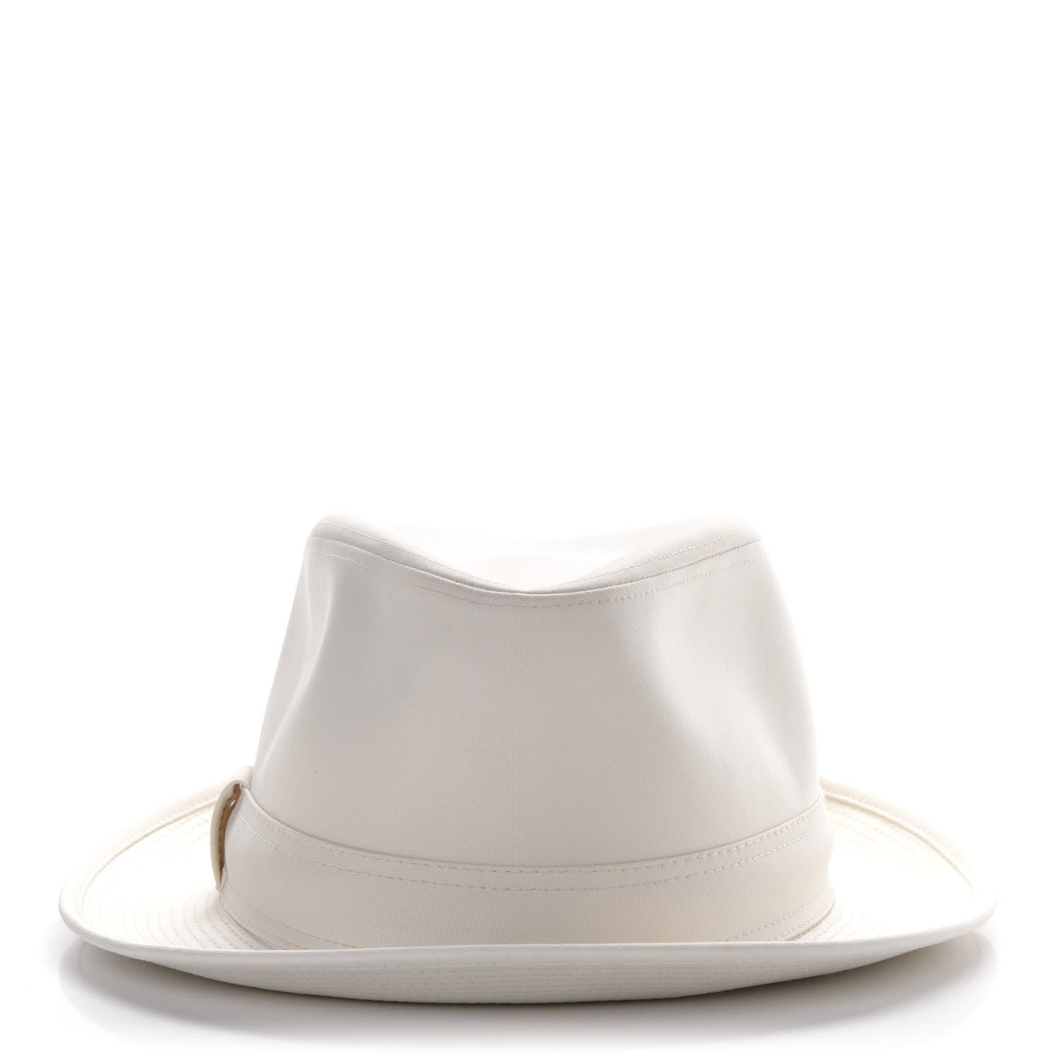 Hermes Polyester Funk Hat 58 White 4 of 7