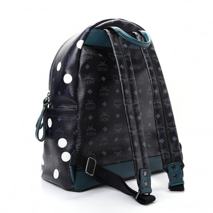 MCM Wrinkled Visetos Small Craig & Karl Beyond Snowdome Backpack Black 2 of 8