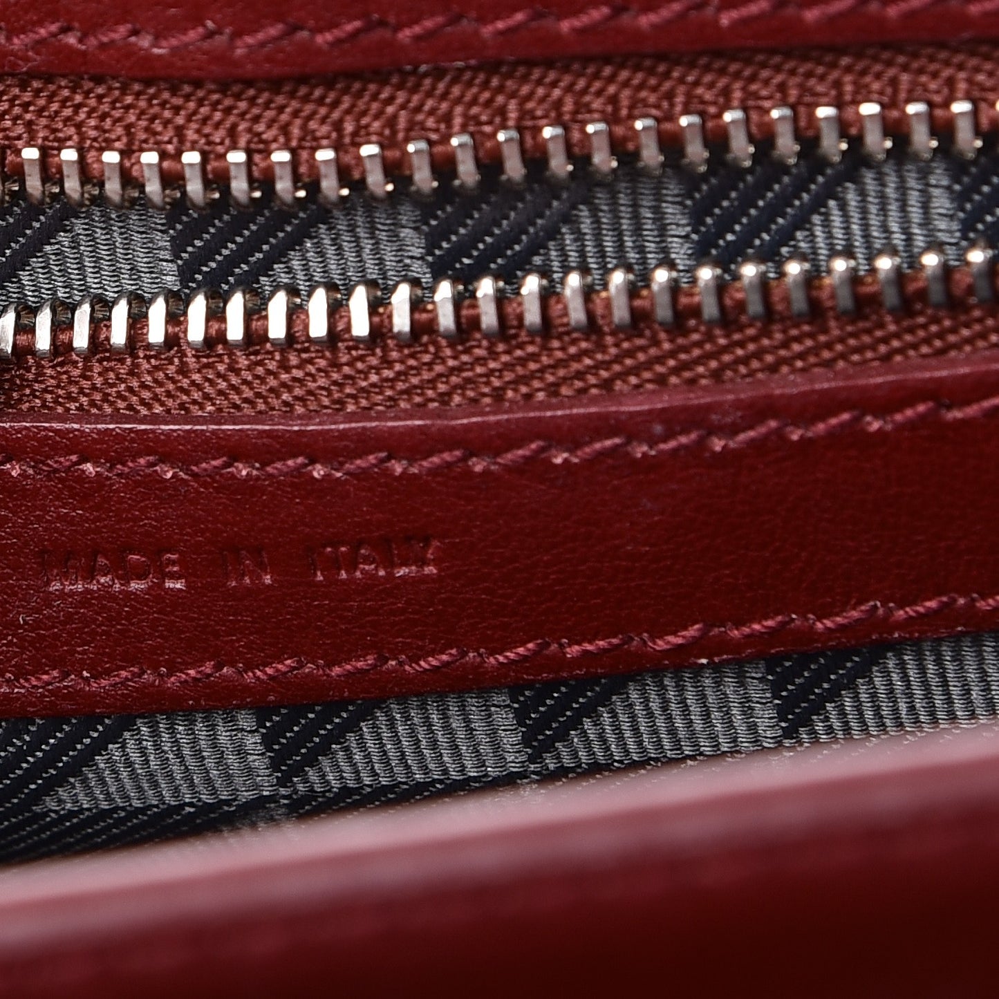 Smooth Calfskin Mini PS11 Classic Shoulder Bag Garnet
