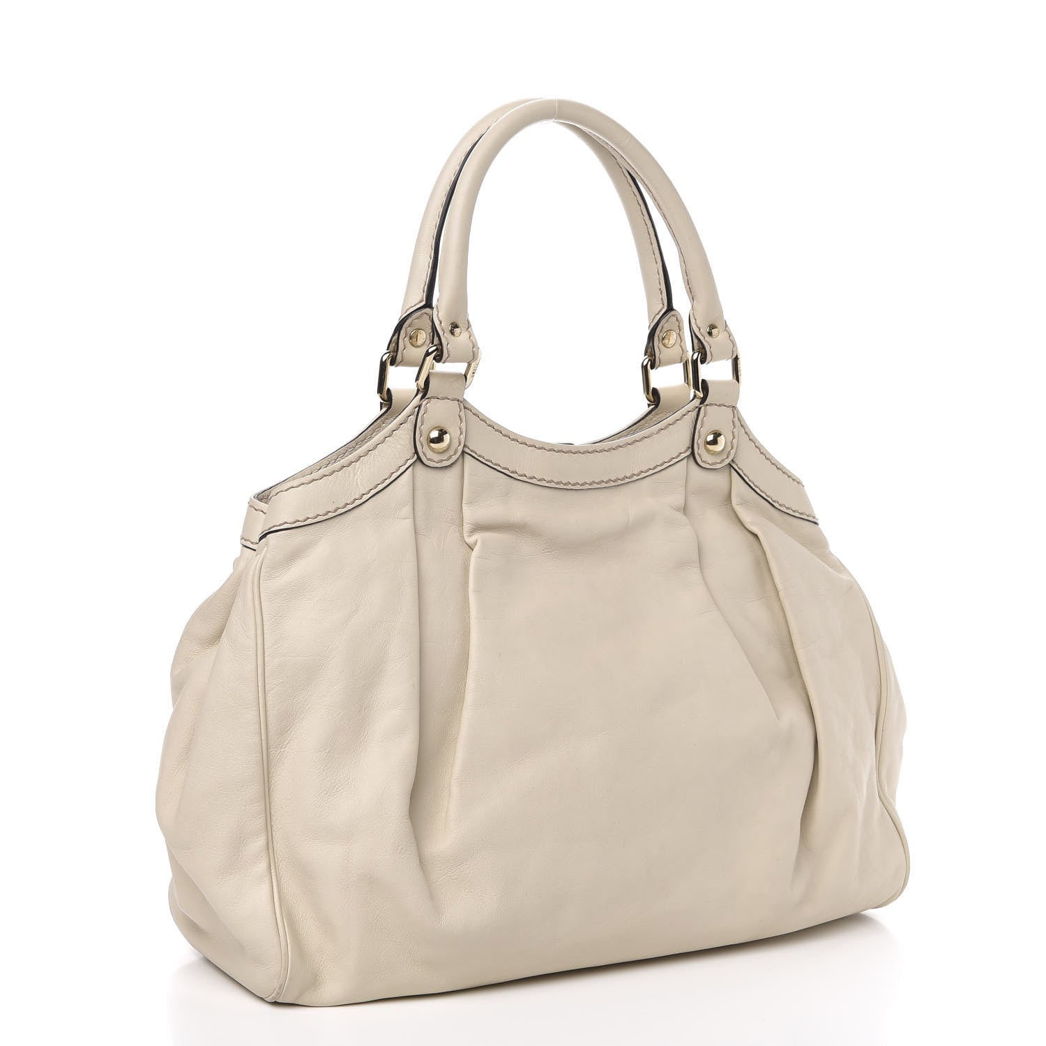 Gucci Calfskin Medium Sukey Tote Mystic White 3 of 13