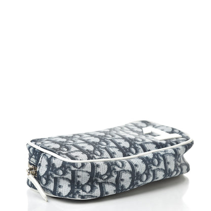 Christian Dior Monogram Cosmetic Case Blue Blue 4 of 9