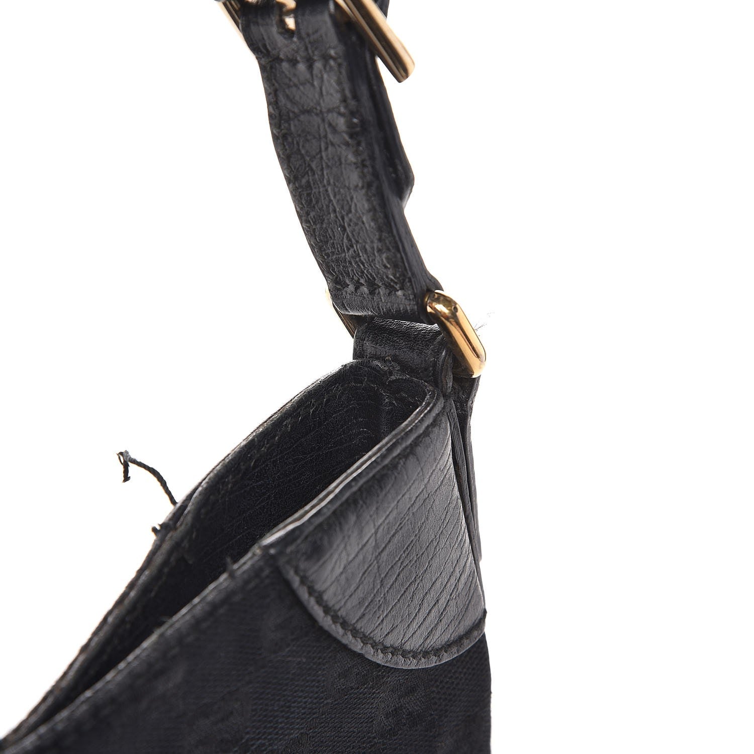 Gucci Monogram Web Hasler Hobo Black 15 of 17