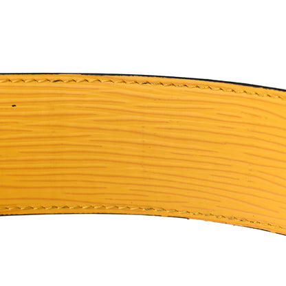 Louis Vuitton Monogram Eclipse Epi 40mm LV Initiales Reversible Belt 90 36 Yellow 7 of 8