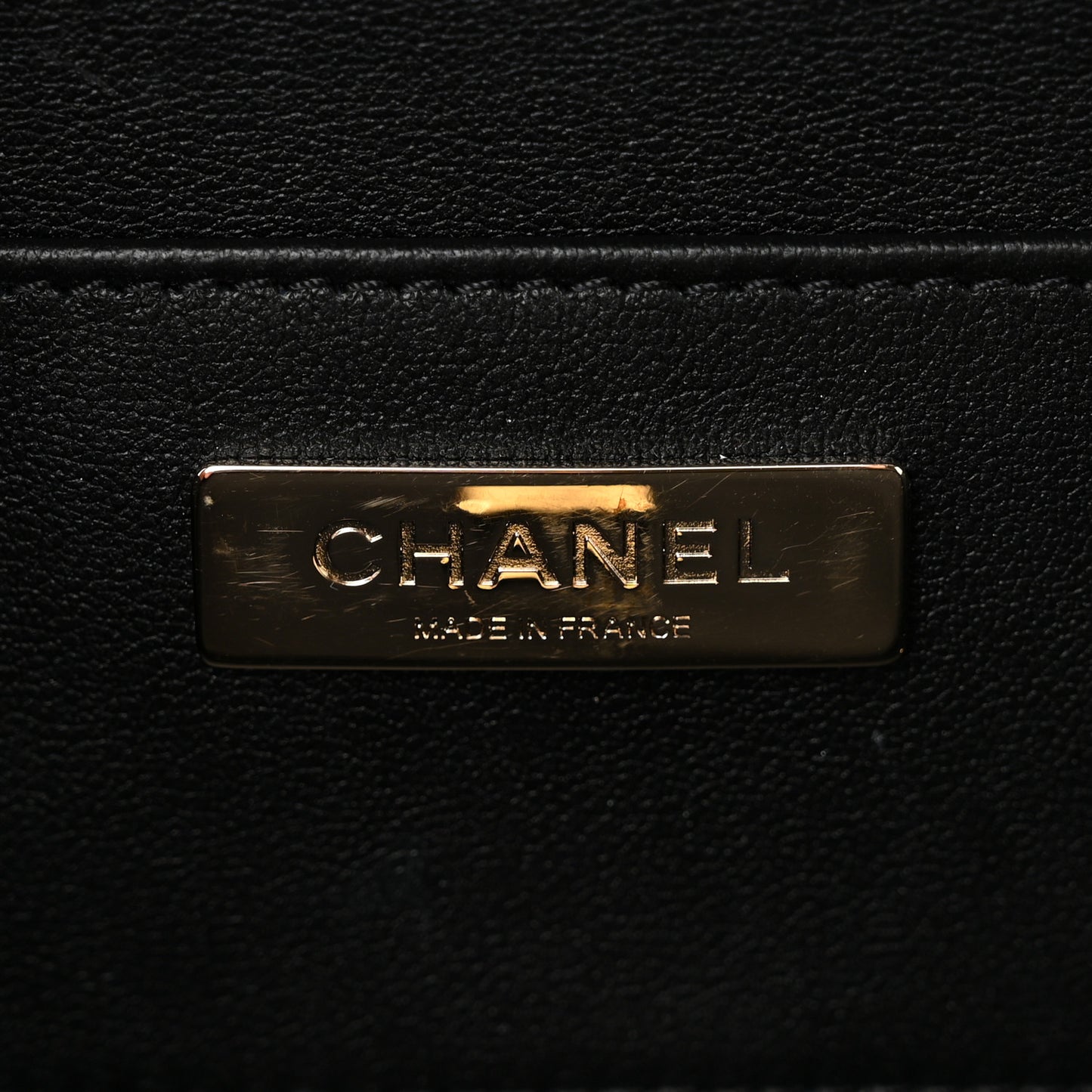 Lambskin Quilted Coco Click Bag Black