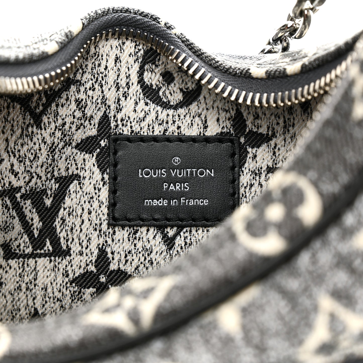 Monogram Jacquard Denim Loop Black