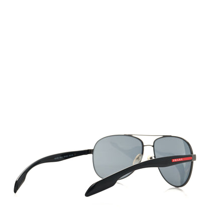 Prada Aviator Sunglasses SPS 53P Black 4 of 7