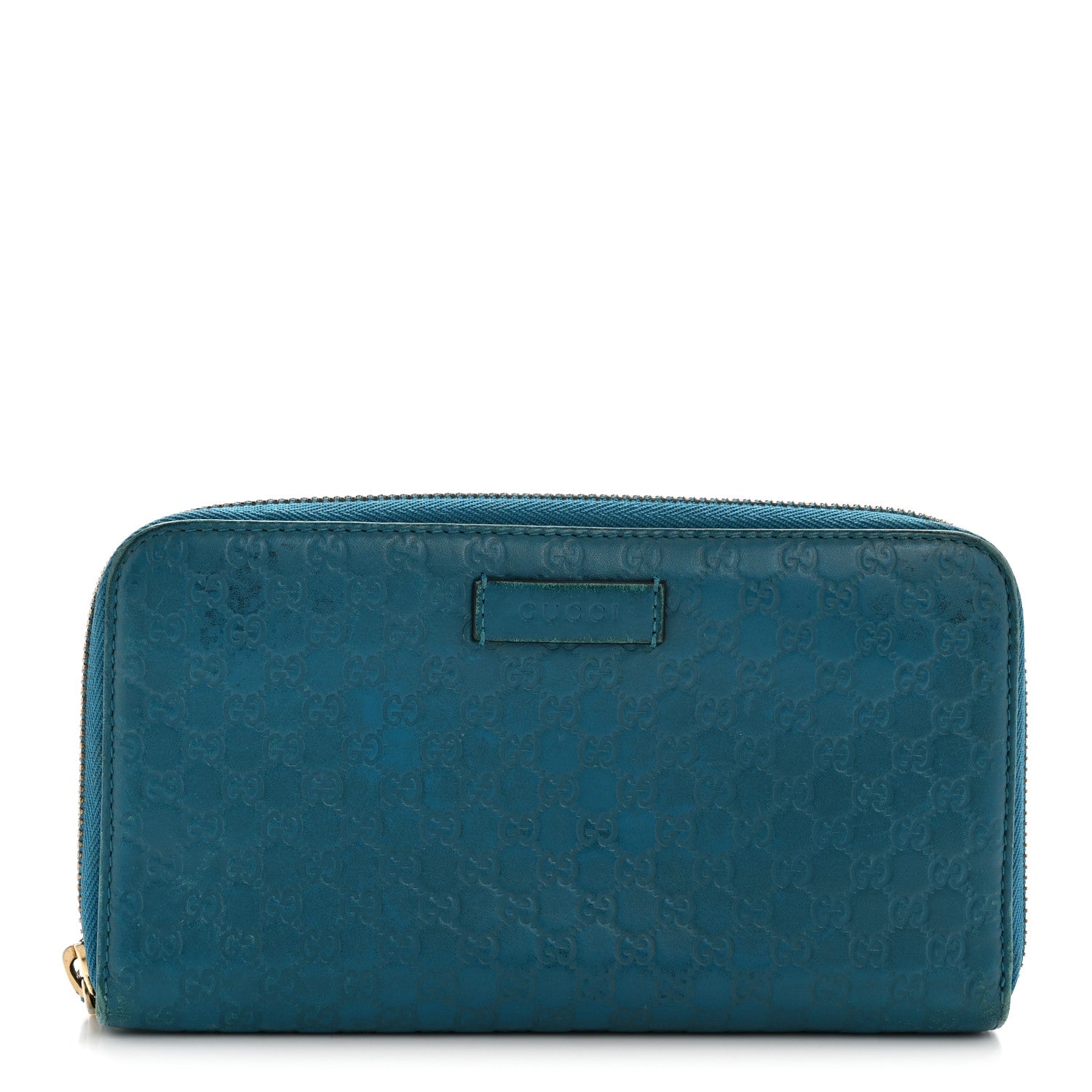 Gucci Microguccissima Zip Around Wallet Deep Cobalt 1 of 11