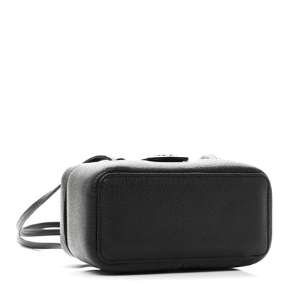 Chanel Shiny Caviar Preppy Coco Long Vanity With Strap Black 4 of 12