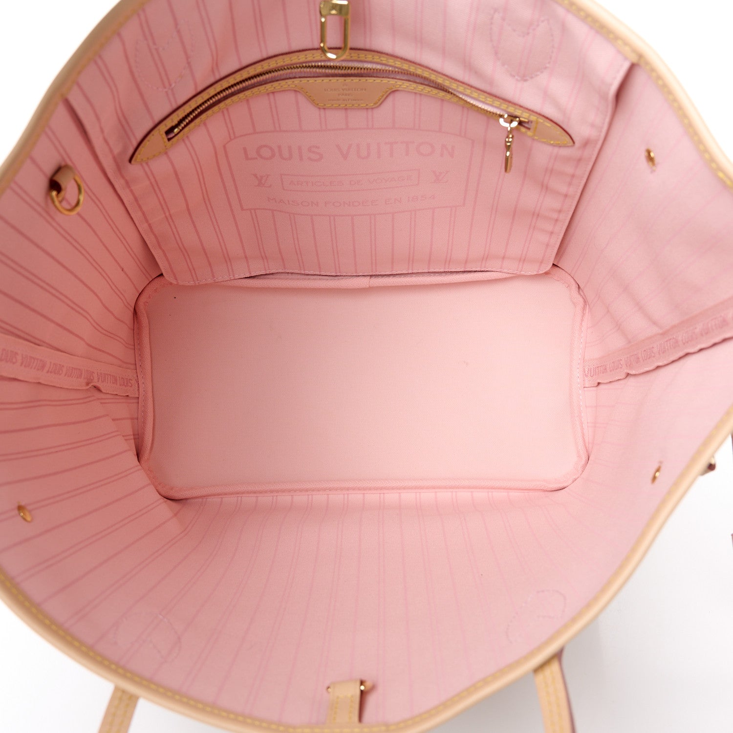 Louis Vuitton Damier Azur Neo Neverfull MM Rose Ballerine 6 of 13