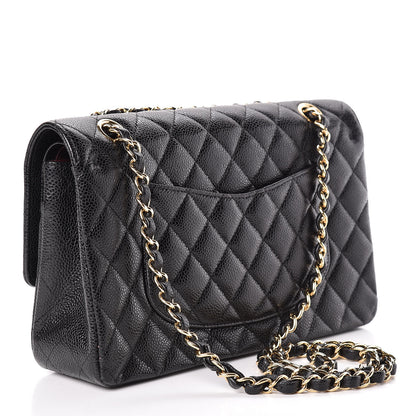Chanel Caviar Quilted Medium Double Flap Black 3 of 12