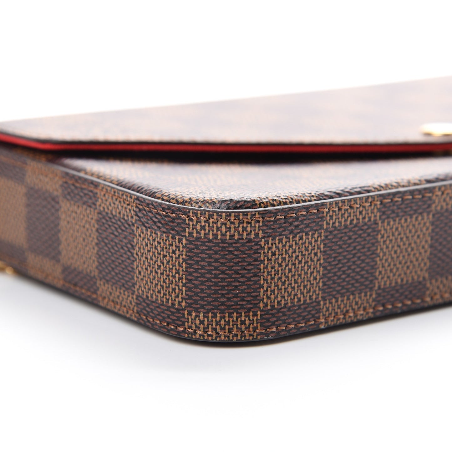 Damier Ebene Pochette Felicie Chain Wallet