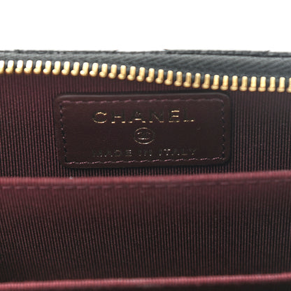 Chanel Caviar Quilted Zip Coin Purse Black 6 of 10