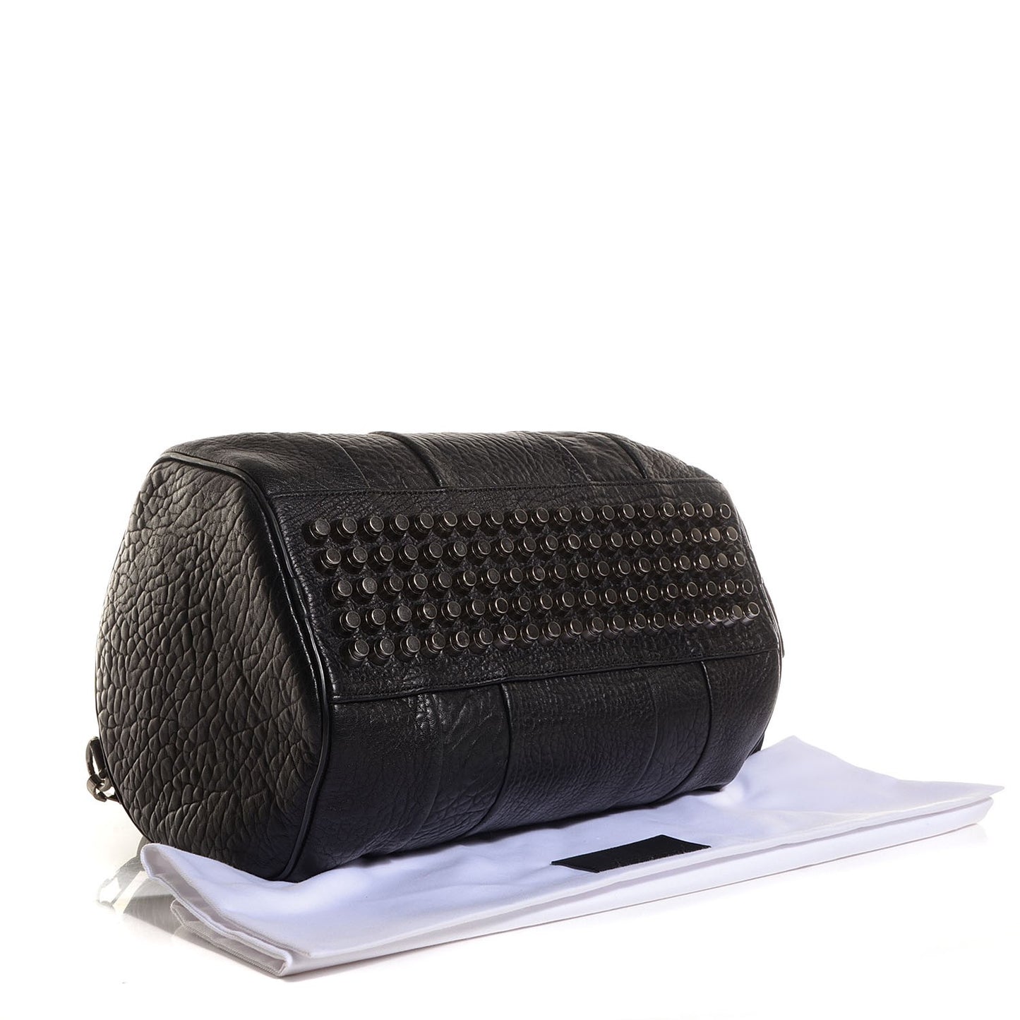 Pebbled Lambskin Rocco Black Nickel Hardware