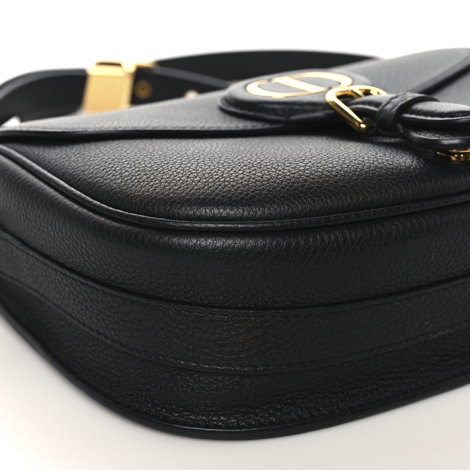 Christian Dior Grained Calfskin Medium Bobby Flap Black 8 of 10