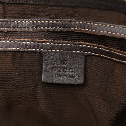 Gucci GG Plus Monogram Large Carry On Duffle Bag Brown 6 of 11