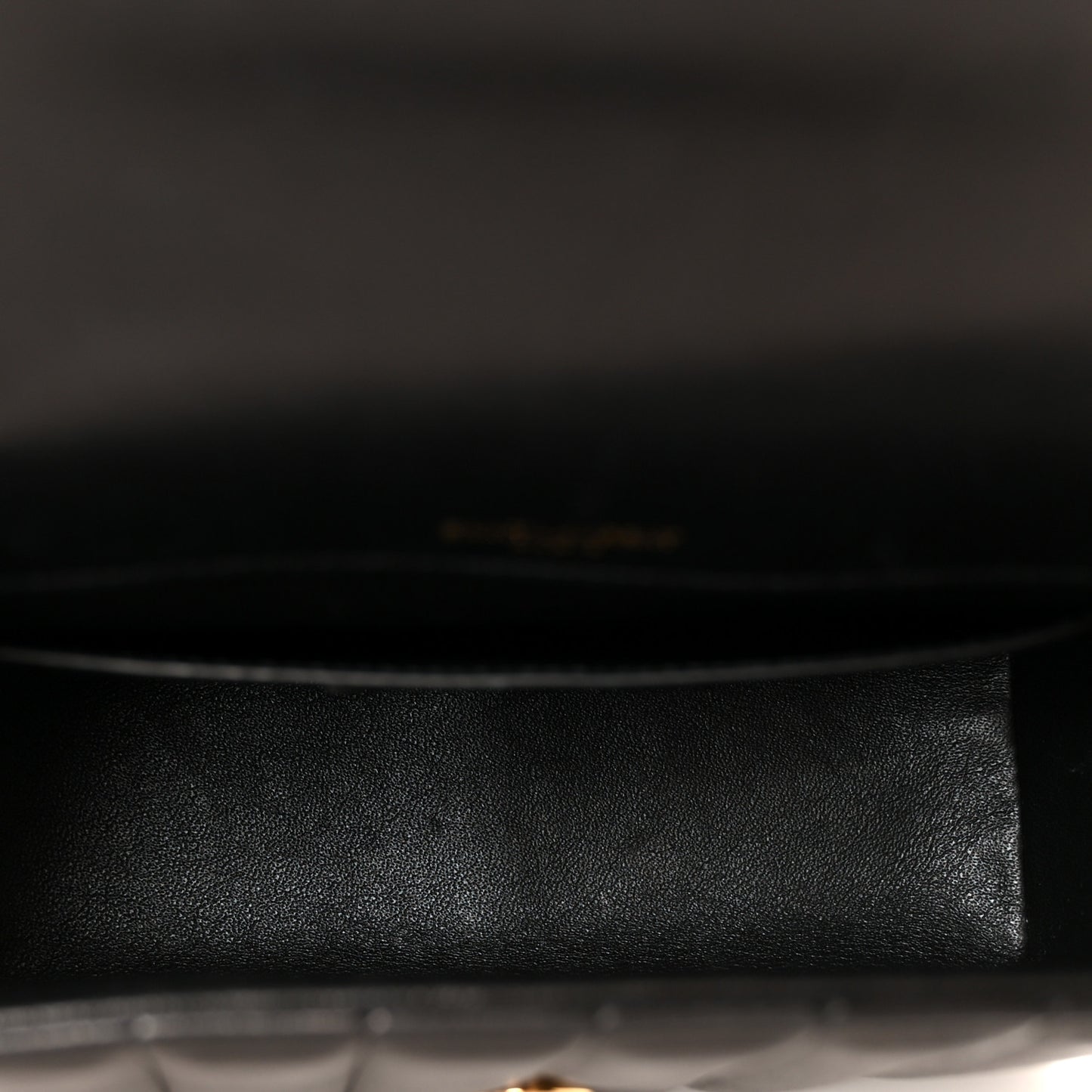 Lambskin Matelasse Monogram Medium Vicky Chain Bag Black