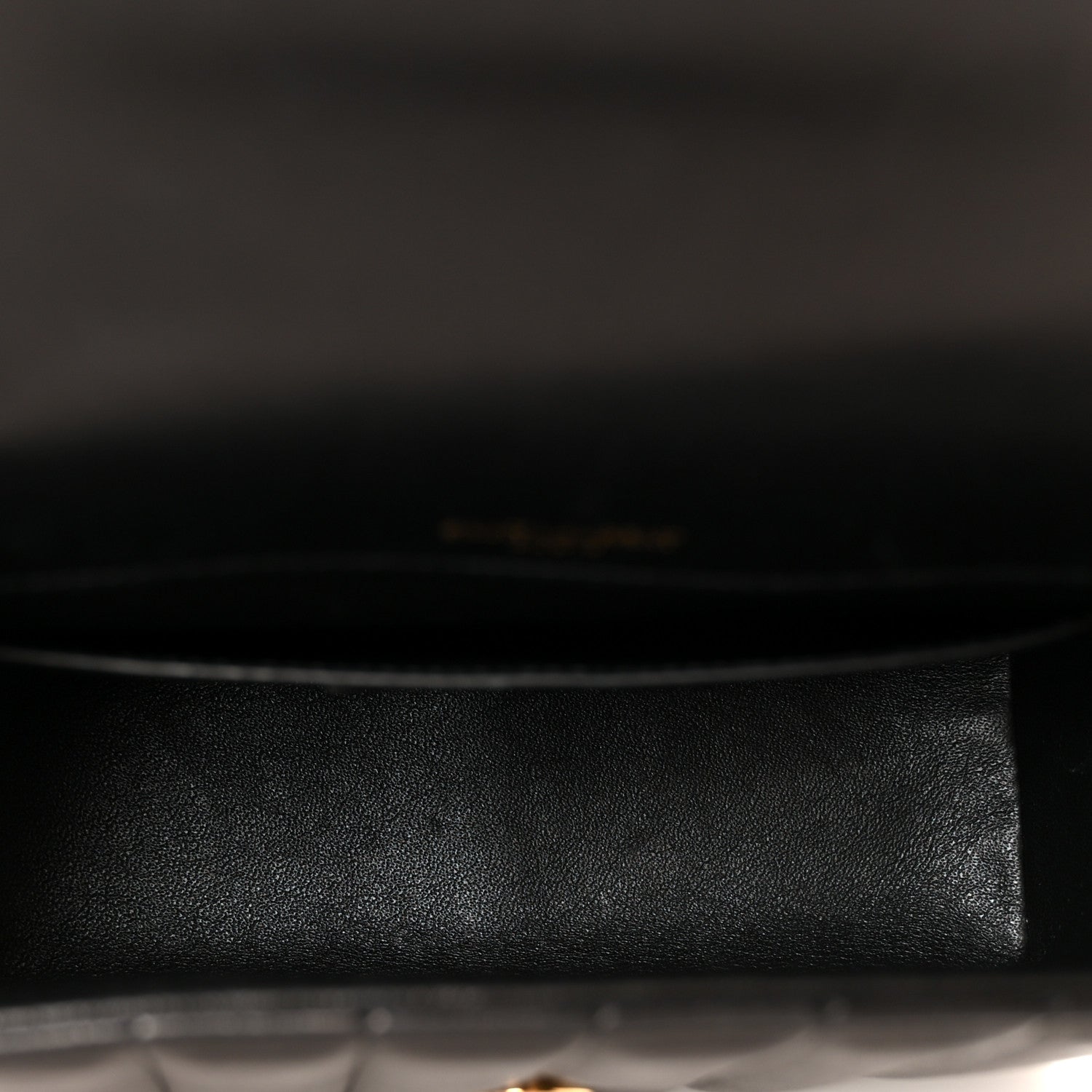 Saint Laurent Lambskin Matelasse Monogram Medium Vicky Chain Bag Black 5 of 12