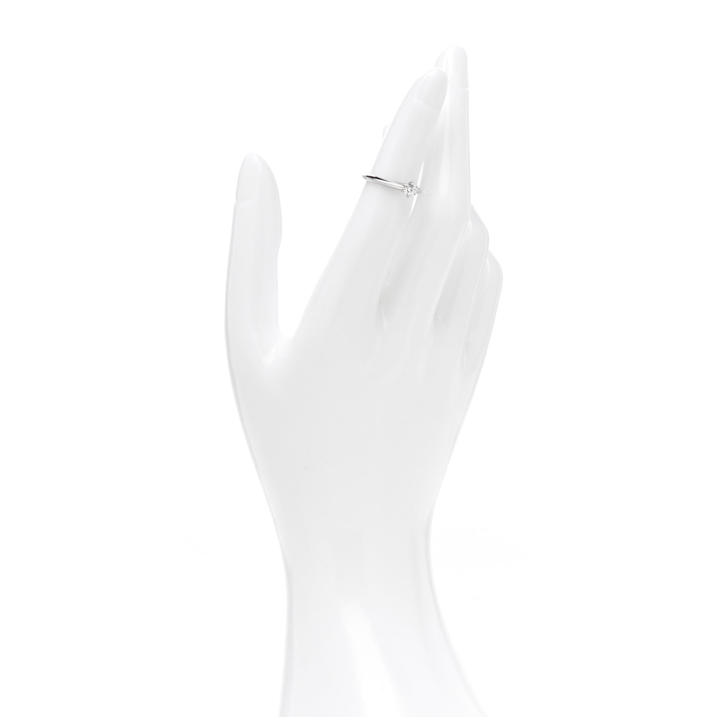 Platinum Diamond .22ct Solitaire Engagement Ring 47 4