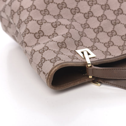 Gucci Monogram Small Bucket Tote Brown 10 of 13