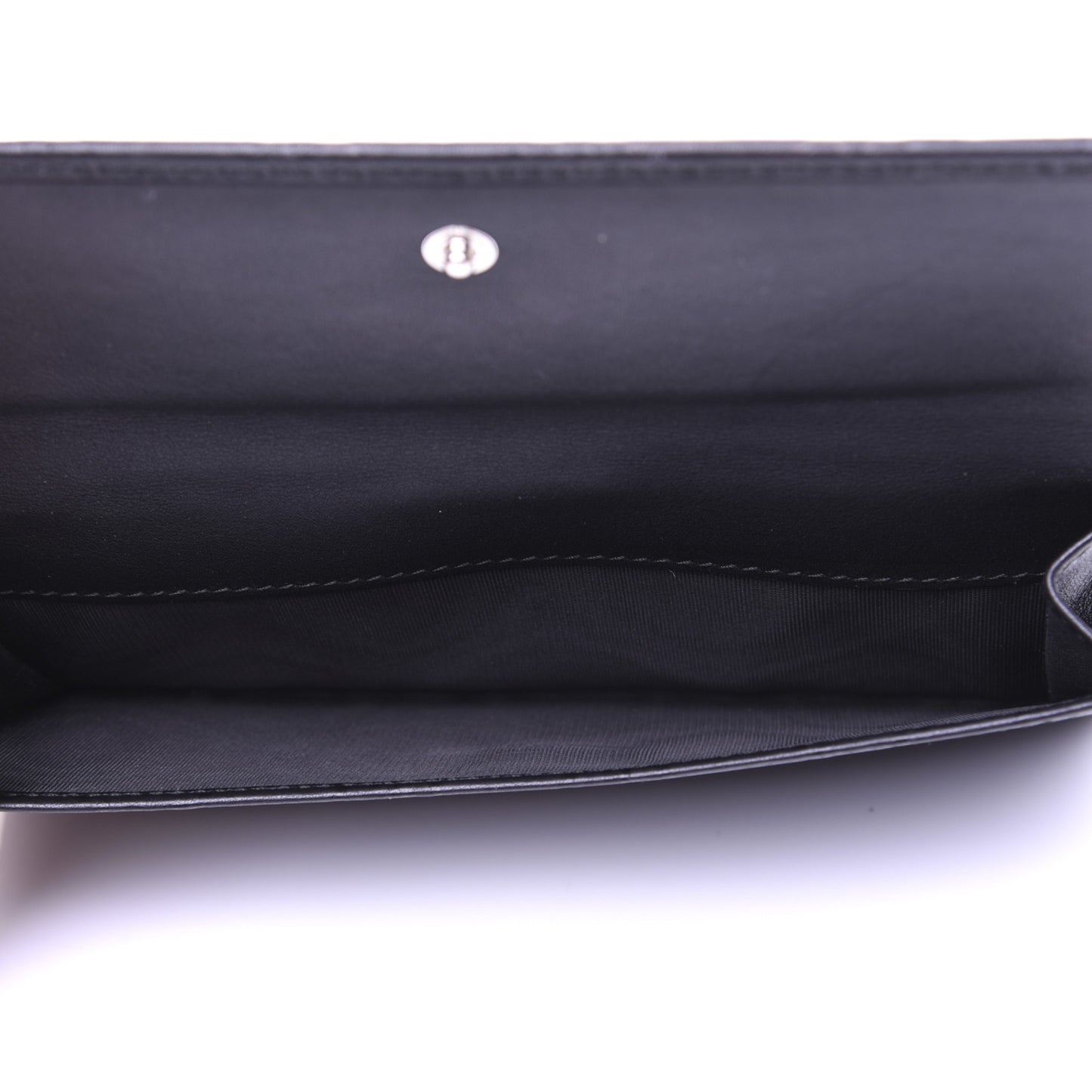 Guccissima Punch Continental Flap Wallet Black