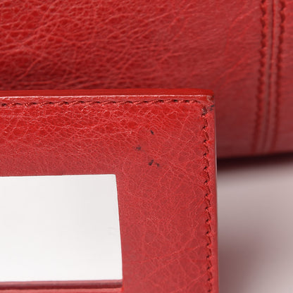 Balenciaga Agneau Giant 12 Silver Hardware Work Rouge Cardinal 8 of 20