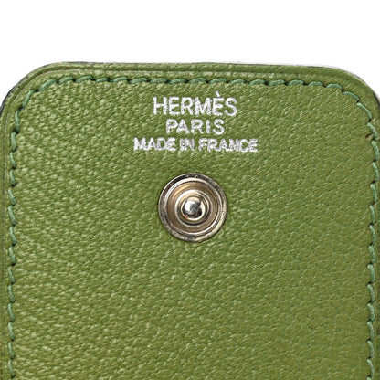 Hermes Chevre Mysore Pen Case Vert Anis 6 of 8