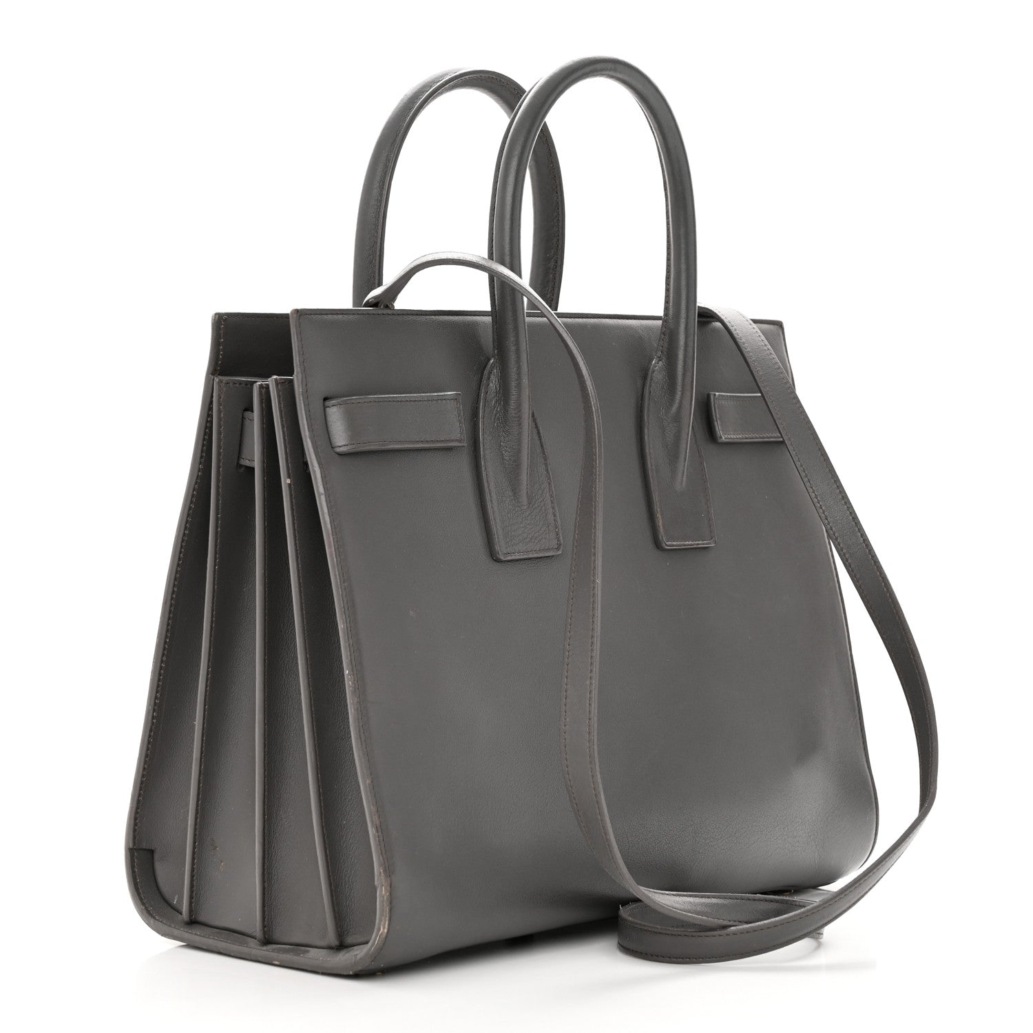 Saint Laurent Calfskin Small Sac De Jour Fog 3 of 12