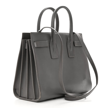 Saint Laurent Calfskin Small Sac De Jour Fog 3 of 12
