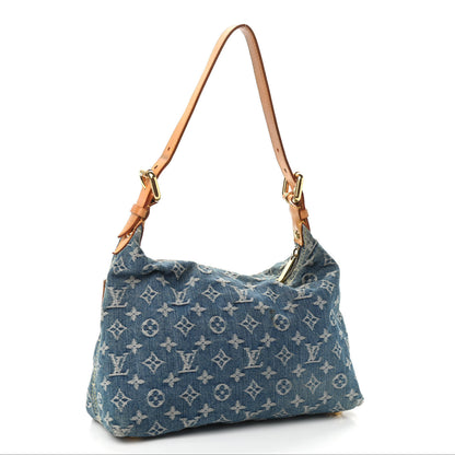 Louis Vuitton Monogram Denim Baggy PM Blue 3 of 11