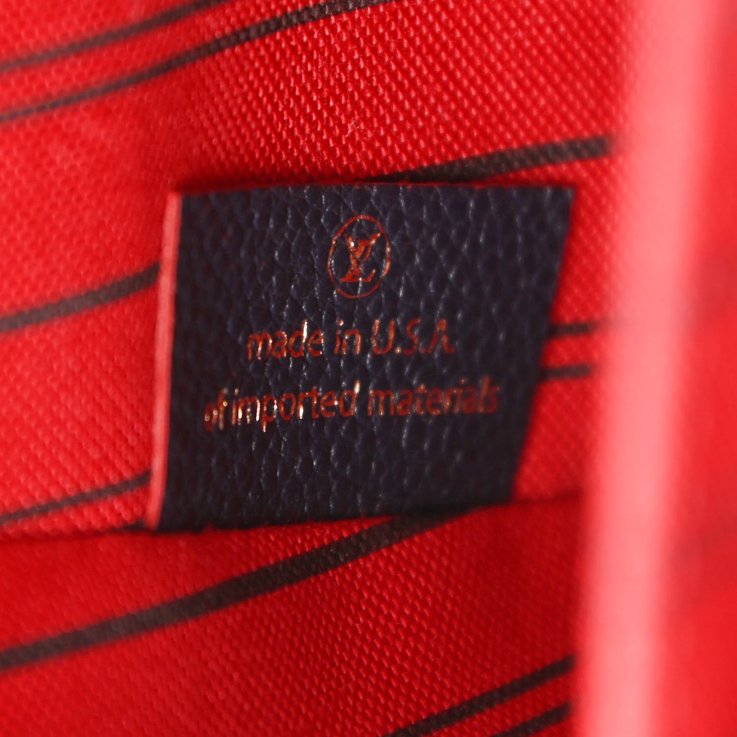 Empreinte Pochette Metis Marine Rouge