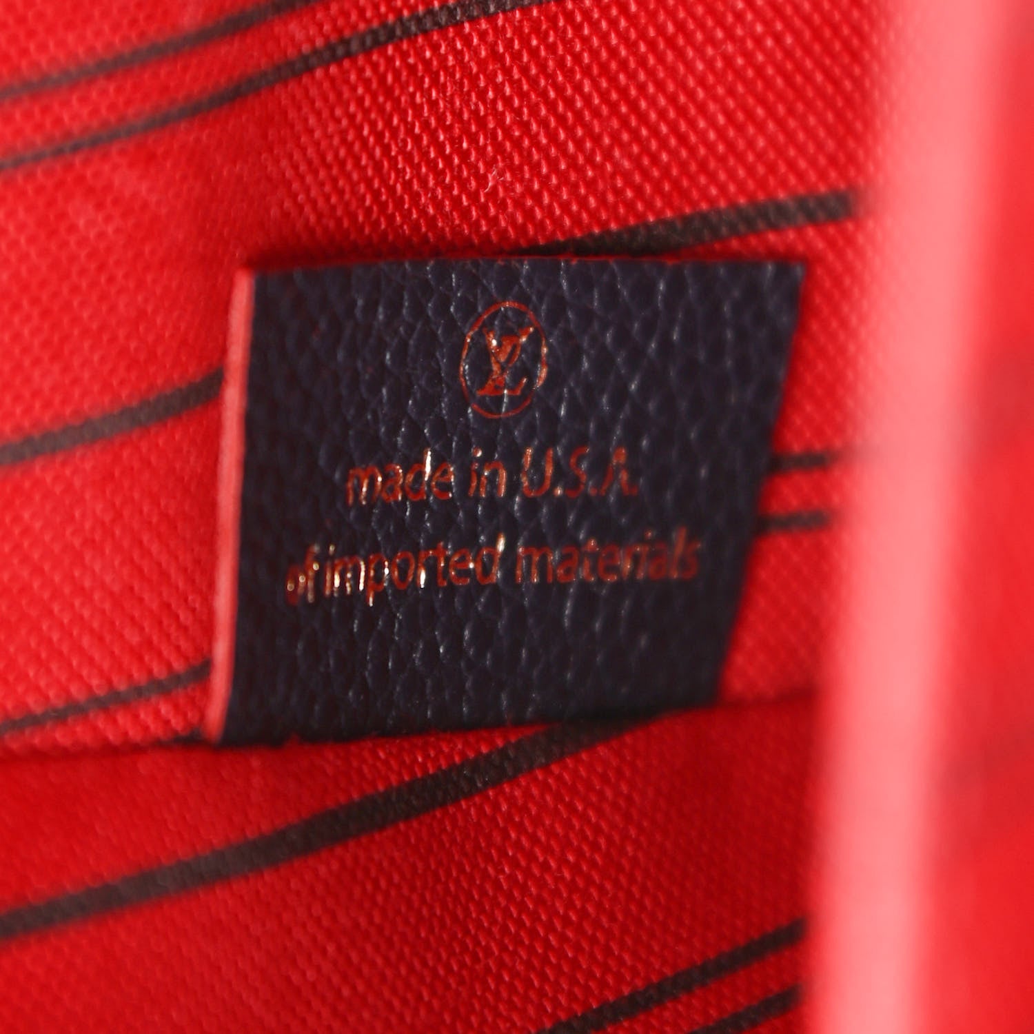 Louis Vuitton Empreinte Pochette Metis Marine Rouge 7 of 10