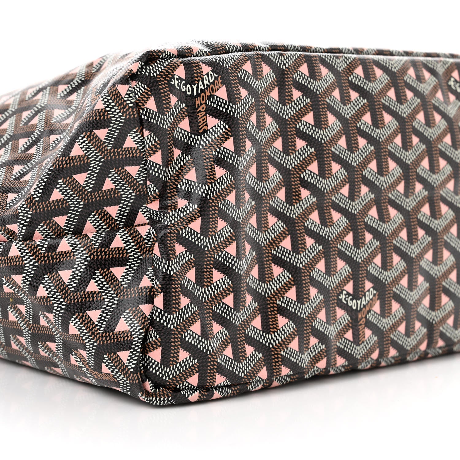 Goyard Goyardine Saint Louis Claire Voie PM Black Pink 9 of 10