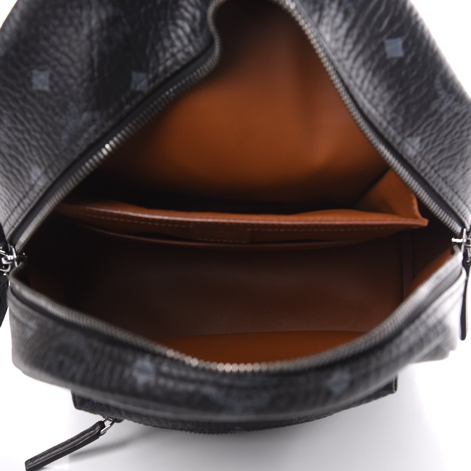 MCM Visetos Small Side Stud Stark Backpack Black 5 of 12