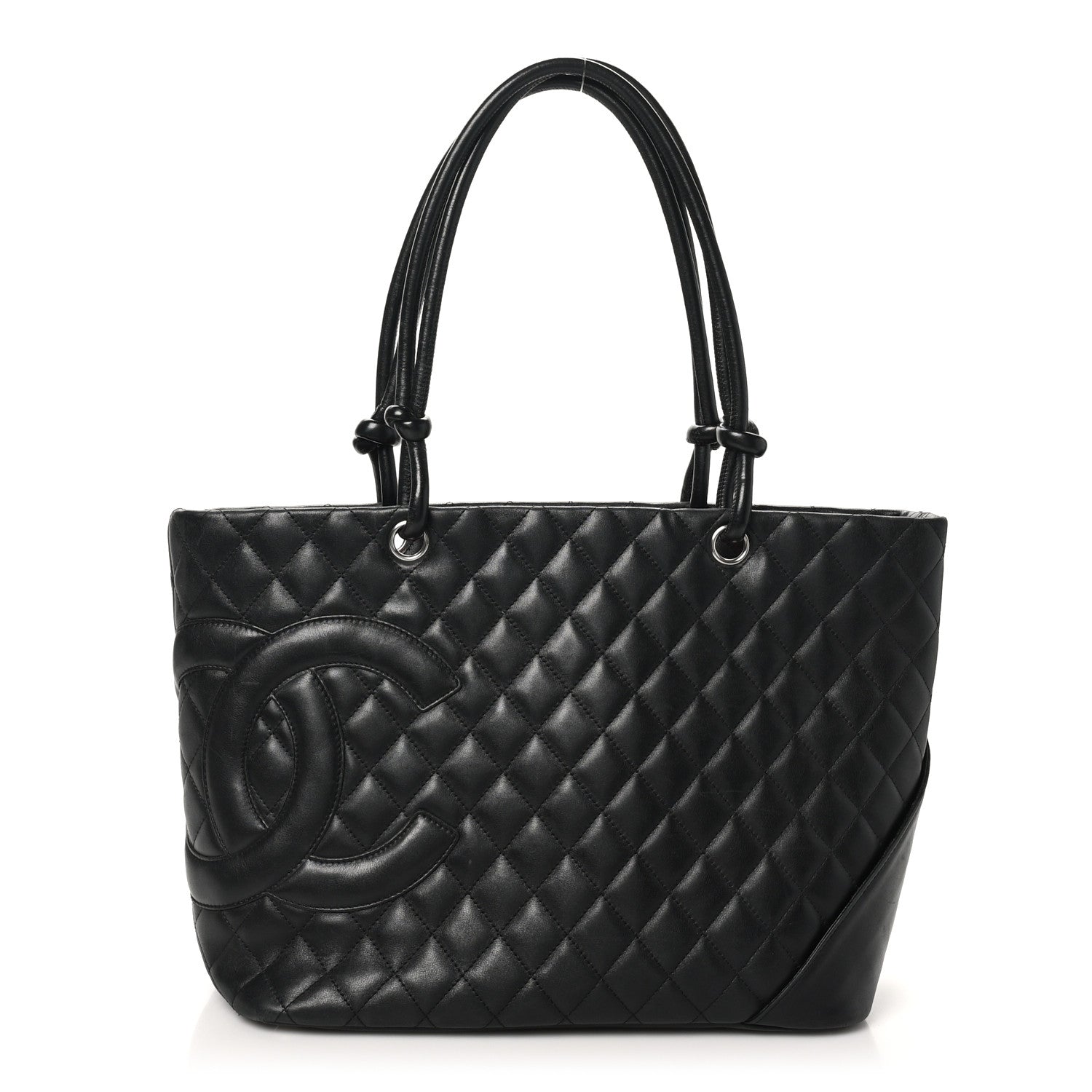 Chanel Calfskin Quilted Large Cambon Tote Black 1 of 10