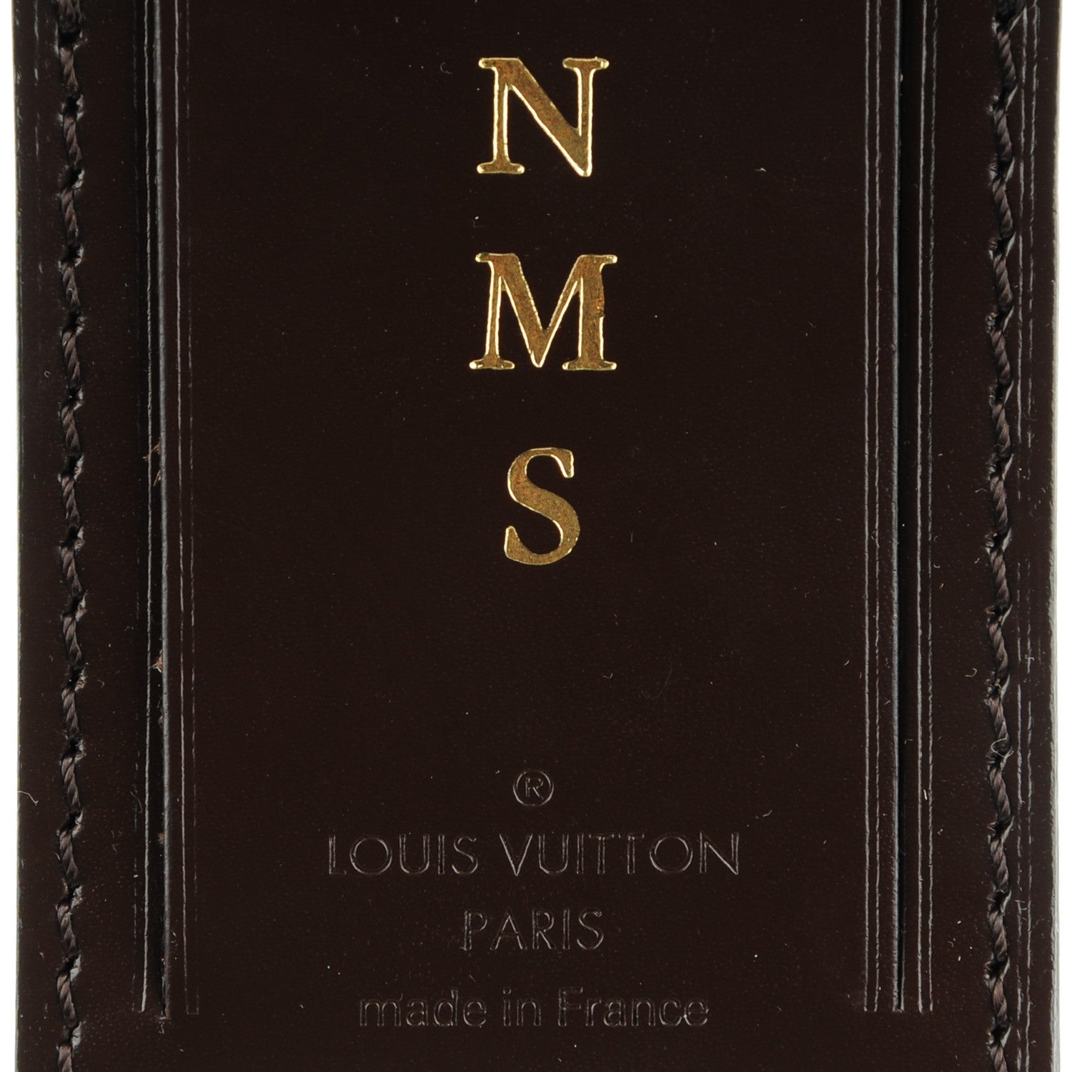 Louis Vuitton Calfskin Luggage Tag Ebene 4 of 5
