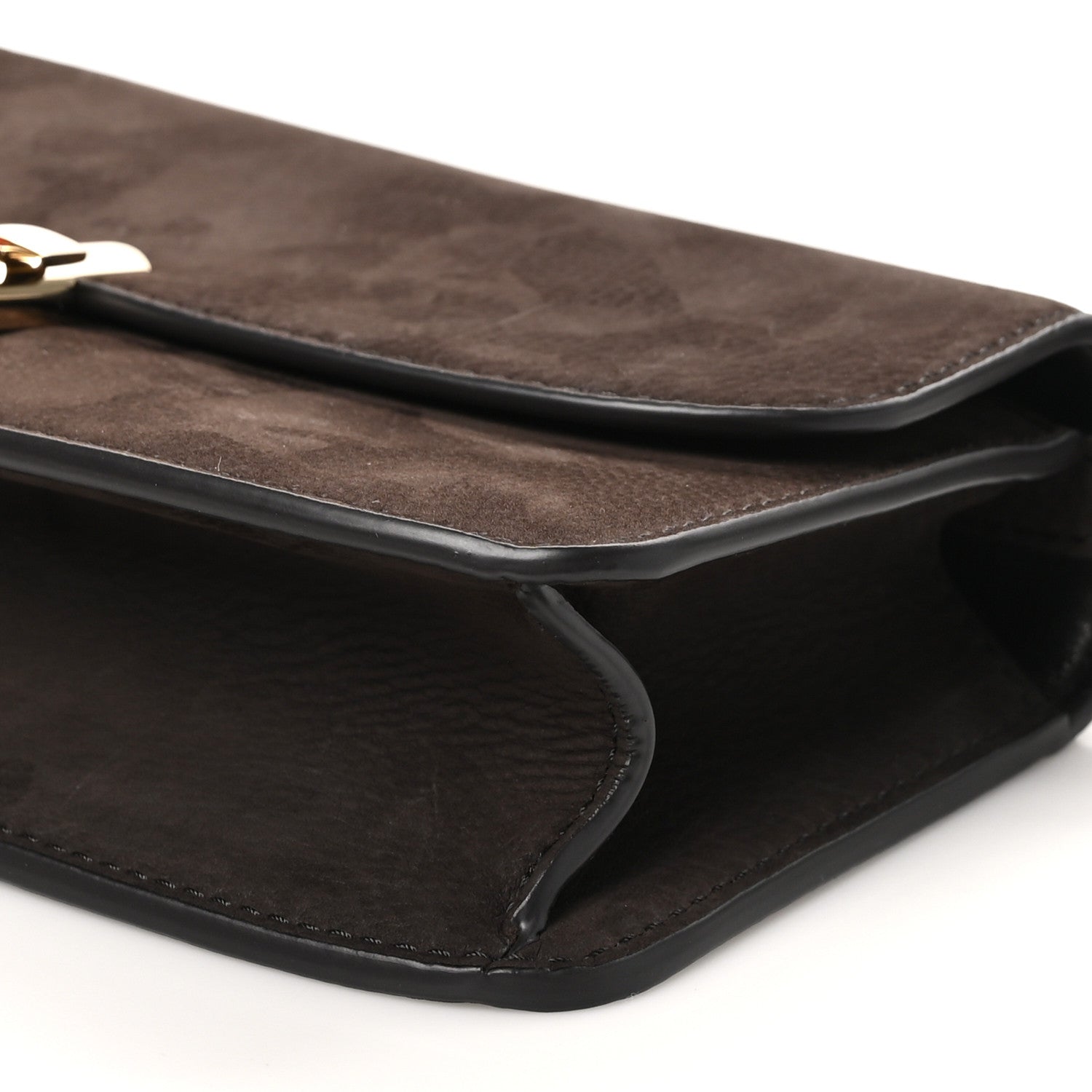 The Row Nubuck Calfskin Sofia E/W Crossbody Wood Brown 9 of 9